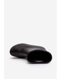 Lengvi kroksų tipo juodi guminiai batai - 752 NERO