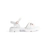 Moteriškos baltos odinės basutės - GD-FL014W