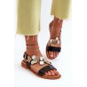 Moteriški odiniai sandalai, puošti gėlėmis, Laura Messi  - 2762/100