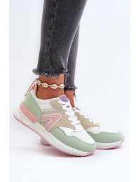 Women's sneakers made of eco leather in multicolor Vinelli - A88-179 MULTI
