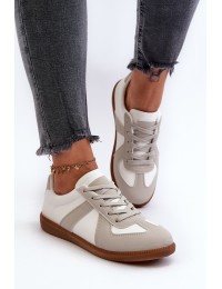 Women's Low Sports Shoes Sneakers White Cafala - DF886 GRIGIO/BIANCO