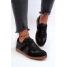 Klasikinio dizaino juodi suvarstomi batai - DF886 NERO