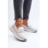Natūralios odos stilingi moteriški batai - LR490 WHITE