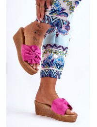 Women's Wedge Sandals Pink Calama - AM185 FUSHIA