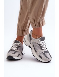 Pilki moteriški sportiniai batai - 891-4B ALL GREY