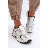 Moteriški balti sportinio stiliaus batai - 894-4B WHT/BLK