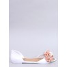 Romantiškos stiliaus bateliai su gėlėmis CARMIL WHITE - KB CK298P
