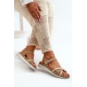 Patogūs ir lengvi moteriški sandalai Inblu  - CN000041 SABBIA
