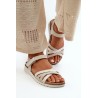 Patogūs ir lengvi moteriški sandalai Inblu  - CN000041 BIANCO