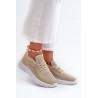 Moteriški smėlio spalvos sportiniai batai - 24SP02-7047 BEIGE