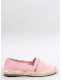 Rožinės zomšinės espadrilės ETANCE PINK - KB 8221