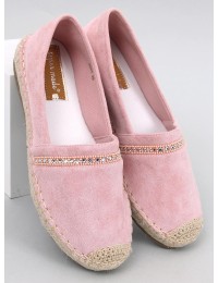 Rožinės zomšinės espadrilės ETANCE PINK - KB 8221