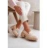 Madingi smėlio spalvos batai - 68222 BEIGE