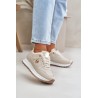 Moteriški sportinio stiliaus batai su pašiltinimu - TL289A-8 BEIGE