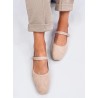 Mary Jane stiliaus bateliai GOLINS BEIGE - KB L2850