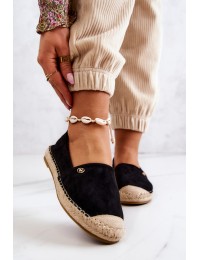 Juodos espadrilės - 22TX35-4592 BLK