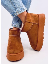 UGG stiliaus trumpi žieminiai batai RODMANS CAMEL - KB JD-2