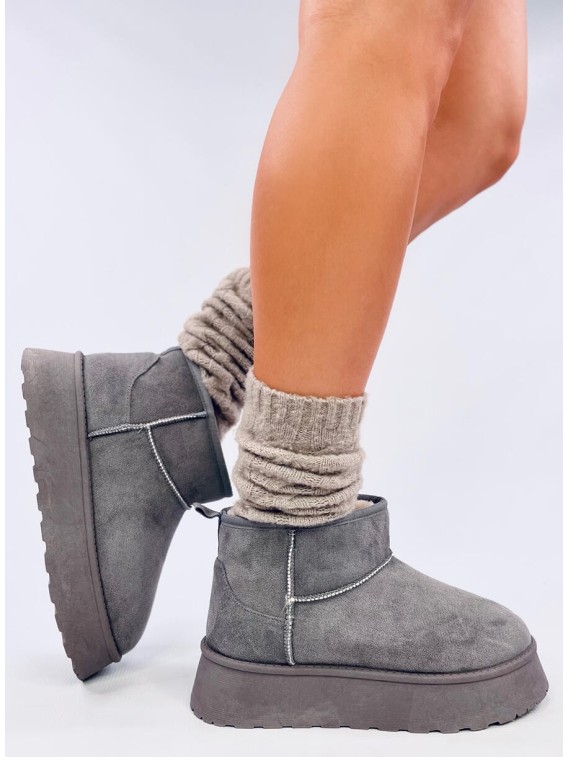 UGG stiliaus trumpi žieminiai batai RODMANS GREY - KB JD-2