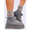 UGG stiliaus trumpi žieminiai batai RODMANS GREY - KB JD-2