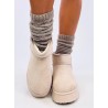 UGG stiliaus trumpi žieminiai batai RODMANS BEIGE - KB JD-2