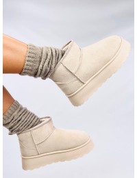 UGG stiliaus trumpi žieminiai batai RODMANS BEIGE - KB JD-2