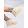 UGG stiliaus trumpi žieminiai batai RODMANS BEIGE - KB JD-2