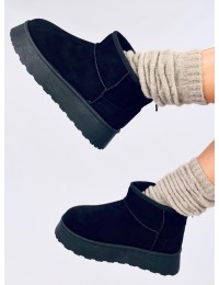 UGG stiliaus trumpi žieminiai batai RODMANS BLACK - KB JD-2