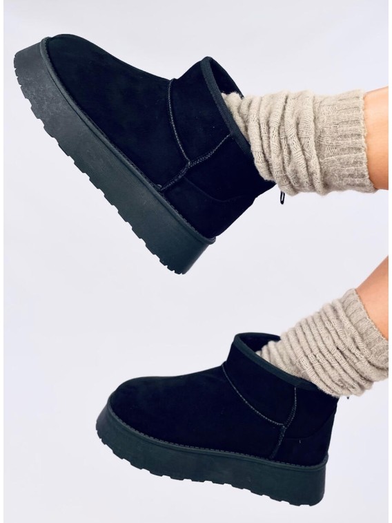 UGG stiliaus trumpi žieminiai batai RODMANS BLACK - KB JD-2