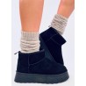 UGG stiliaus trumpi žieminiai batai RODMANS BLACK - KB JD-2