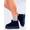 UGG stiliaus trumpi žieminiai batai RODMANS BLACK - KB JD-2