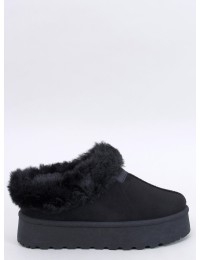 Trumpi UGG stiliaus batai su kailiuku YOGI BLACK - TV_VL245P BLACK