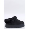 Trumpi UGG stiliaus batai su kailiuku YOGI BLACK - TV_VL245P BLACK