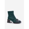 Elegantiški prabangaus dizaino moteriški aulinukai - MR880-127 GREEN