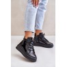 Lightweight Patent Sports Shoes On Platform Natural Leather Artiker 55C1049 Black - 55C1049 BLACK