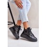 Lightweight Patent Sports Shoes On Platform Natural Leather Artiker 55C1049 Black - 55C1049 BLACK