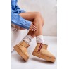 Women's Snow Boots On Platform Insulated Camel Lomessa - 20221 CAMEL