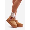 Women's Snow Boots On Platform Insulated Camel Lomessa - 20221 CAMEL