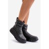 Zazoo 60512 Women's Leather Ankle Boots with Zipper and Felt Lining Black - 60512 V.CZARNY