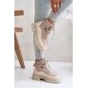 Smėlio spalvos suvarstomi moteriški batai  - 9078-PA-B BEIGE