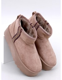 UGG stiliaus žieminiai batai ant platformos WEYAN KHAKI - KB Y-50