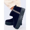 UGG stiliaus žieminiai batai ant platformos WEYAN BLACK - KB Y-50