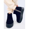 UGG stiliaus žieminiai batai ant platformos WEYAN BLACK - KB Y-50