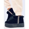 UGG stiliaus žieminiai batai ant platformos WEYAN BLACK - KB Y-50