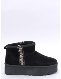 UGG stiliaus žieminiai batai ant platformos WEYAN BLACK - KB Y-50