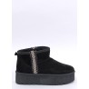 UGG stiliaus žieminiai batai ant platformos WEYAN BLACK - KB Y-50