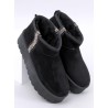 UGG stiliaus žieminiai batai ant platformos WEYAN BLACK - KB Y-50