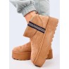 UGG stiliaus žieminiai batai ant platformos WEYAN CAMEL - KB Y-50