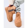 UGG stiliaus žieminiai batai ant platformos WEYAN CAMEL - KB Y-50