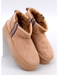 UGG stiliaus žieminiai batai ant platformos WEYAN CAMEL - KB Y-50