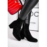 Women's Boots On Heel Black Merducio - 20BT35-3070 BLK